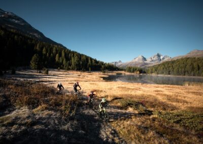 family biking Engadine