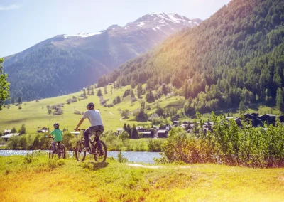 cycling down the rhone