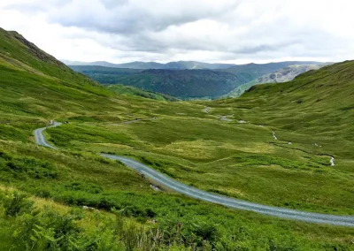 rolling terrain through northern Englannd