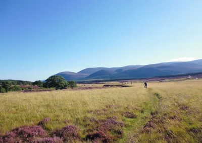 riding in the Scottish highlands