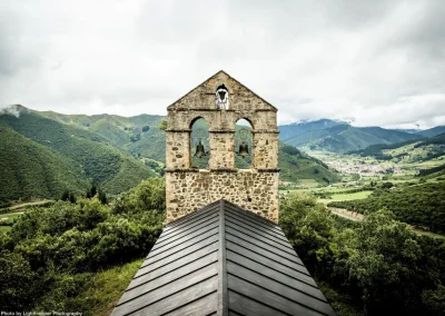 church tower in Camino