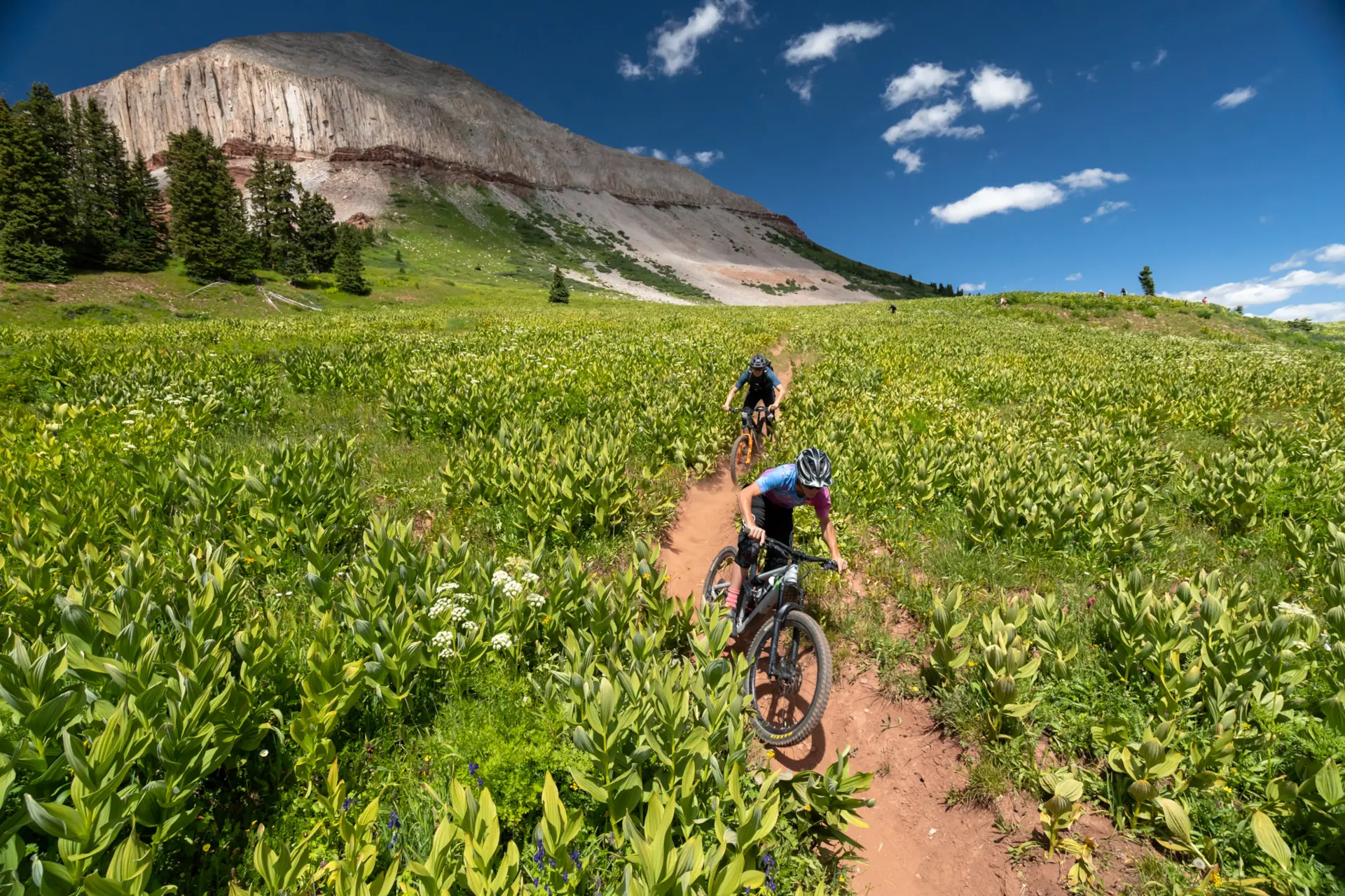 high alpine mountain biking rockies
