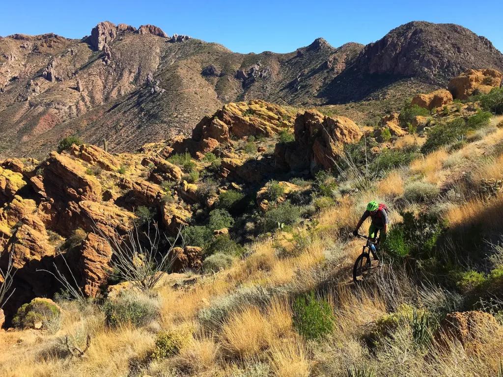 Riding the Arizona desert